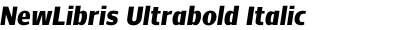NewLibris Ultrabold Italic